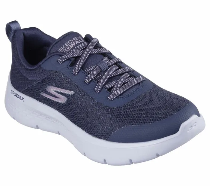 Skechers GO WALK Flex 8211 Zada Navy Lavender Women SlipOns Skechers GO WALK Flex 8211 Zada Navy Lavender Women SlipOns