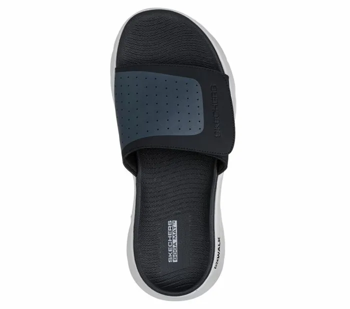 Skechers GO WALK Flex Sandal 8211 Sandbar Black Men Sandals Skechers GO WALK Flex Sandal 8211 Sandbar Black Men Sandals