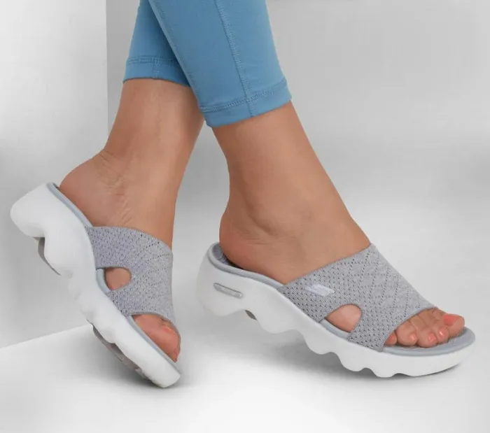 Skechers GO WALK Massage Fit 8211 Sweet Talk Gray Women Sandals