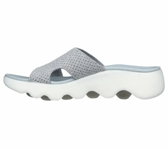 Skechers GO WALK Massage Fit 8211 Sweet Talk Gray Women Sandals