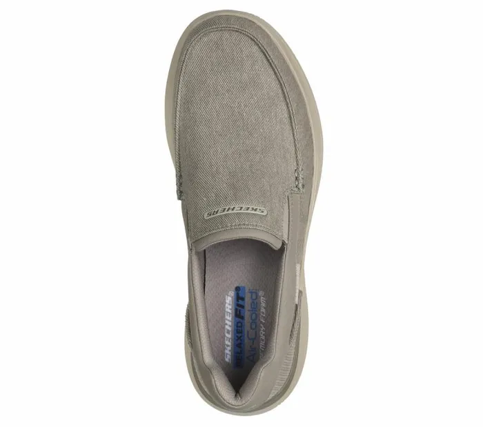 Skechers Hasting 8211 Fielden Taupe Men Casual Sneakers Skechers Hasting 8211 Fielden Taupe Men Casual Sneakers