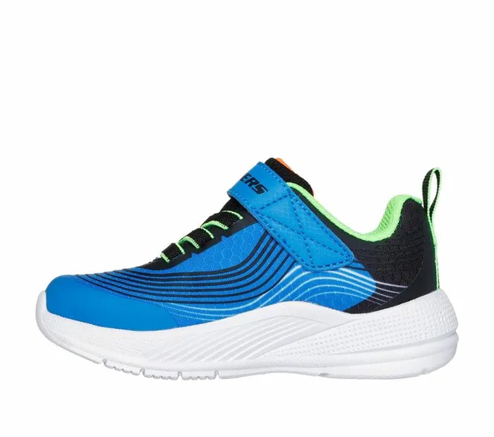 Skechers Microspec Advance Blue Lime Kids Athletic Shoes and Sneakers Skechers Microspec Advance Blue Lime Kids Athletic Shoes and Sneakers