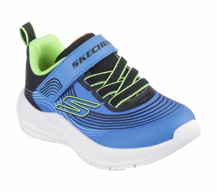 Skechers Microspec Advance Blue Lime Kids Athletic Shoes and Sneakers Skechers Microspec Advance Blue Lime Kids Athletic Shoes and Sneakers
