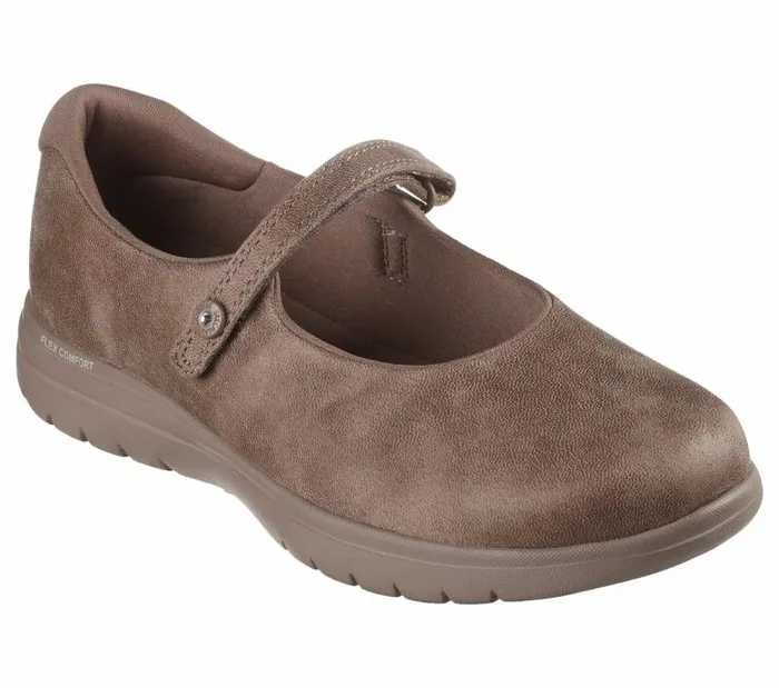 Skechers OntheGO Flex 8211 Whisper Mocha Women Flats Skechers OntheGO Flex 8211 Whisper Mocha Women Flats