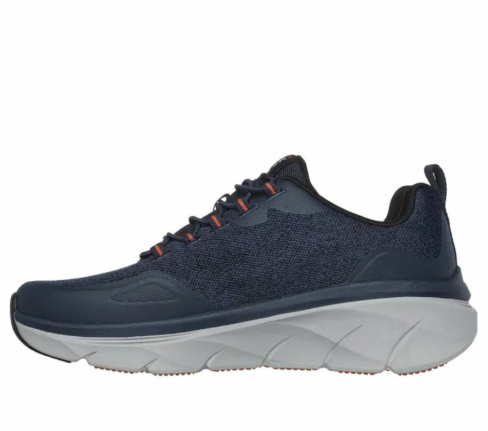 Skechers Relaxed Fit D039Lux Walker 20 8211 Steadyway Navy Orange Men Casual Sneakers Skechers Relaxed Fit D039Lux Walker 20 8211 Steadyway Navy Orange Men Casual Sneakers