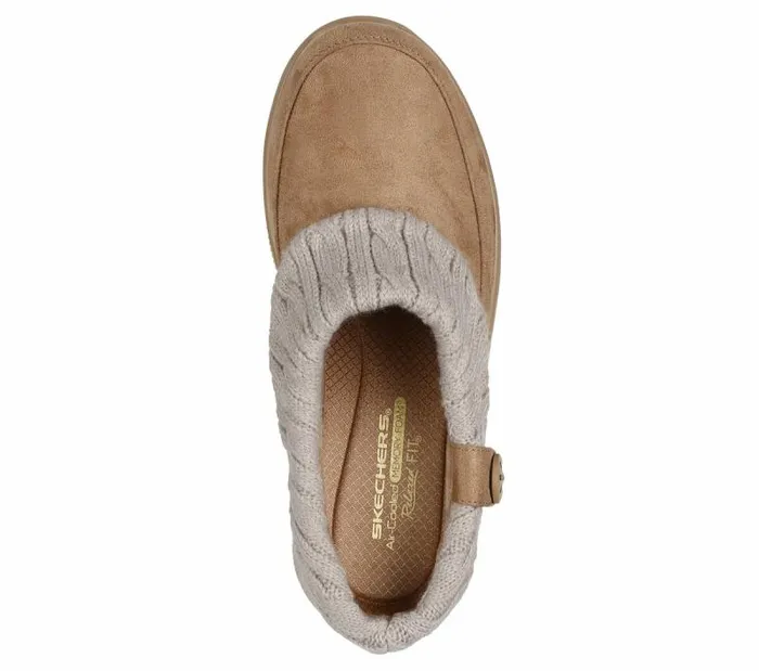 Skechers Relaxed Fit Easy Going 8211 Warm Duet Tan Women SlipOns Skechers Relaxed Fit Easy Going 8211 Warm Duet Tan Women SlipOns