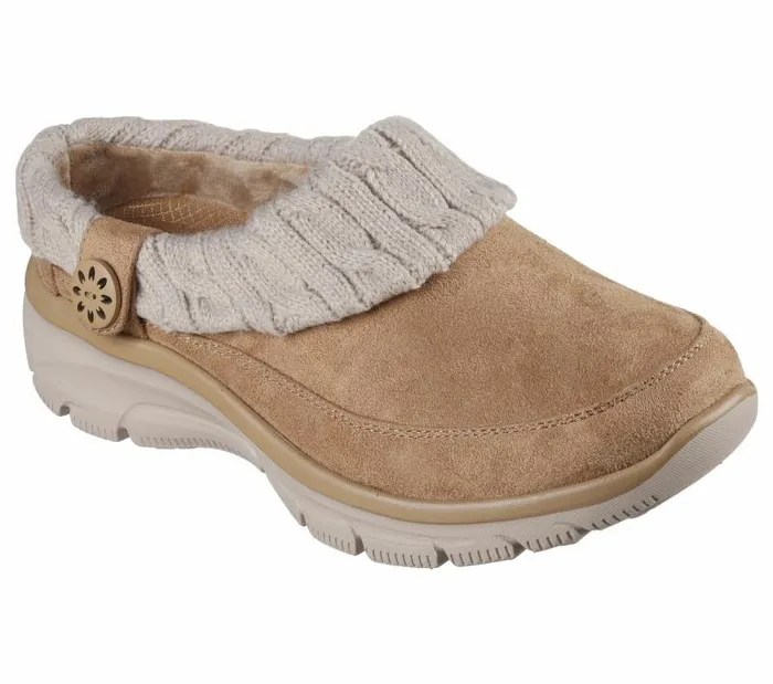 Skechers Relaxed Fit Easy Going 8211 Warm Duet Tan Women SlipOns Skechers Relaxed Fit Easy Going 8211 Warm Duet Tan Women SlipOns