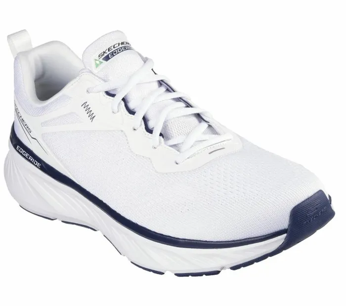 Skechers Relaxed Fit Edgeride 8211 Exxo White Navy Men Athletic Sneakers Skechers Relaxed Fit Edgeride 8211 Exxo White Navy Men Athletic Sneakers