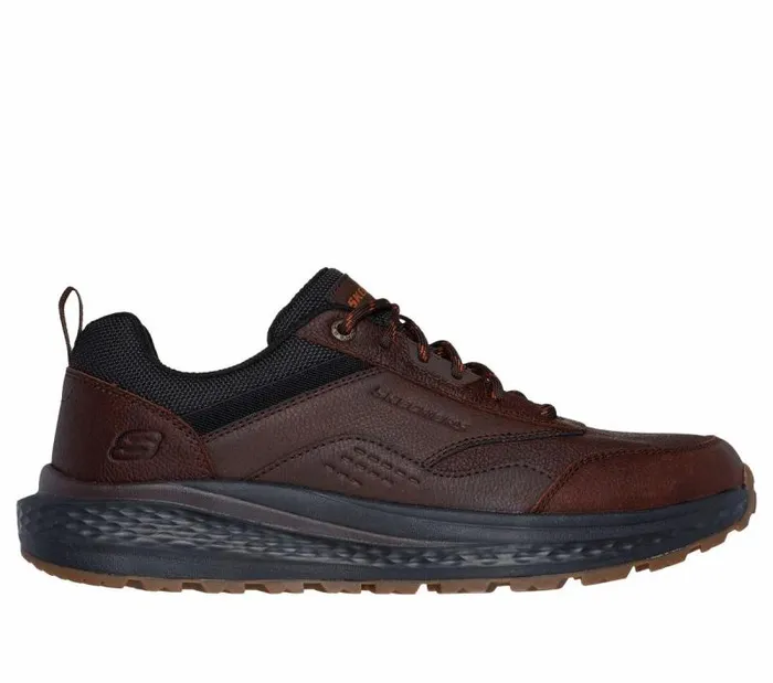 Skechers Relaxed Fit Slade 8211 Peralto Red Brown Men Casual Sneakers