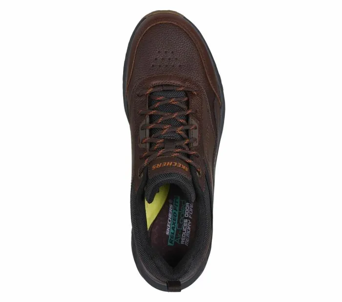 Skechers Relaxed Fit Slade 8211 Peralto Red Brown Men Casual Sneakers Skechers Relaxed Fit Slade 8211 Peralto Red Brown Men Casual Sneakers