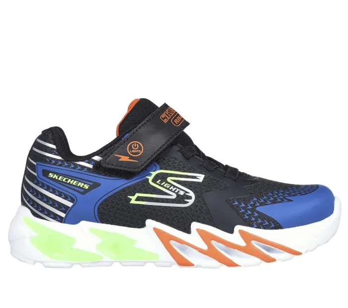 Skechers S Lights FlexGlow Bolt Black Blue Kids Athletic Shoes and Sneakers Skechers S Lights FlexGlow Bolt Black Blue Kids Athletic Shoes and Sneakers