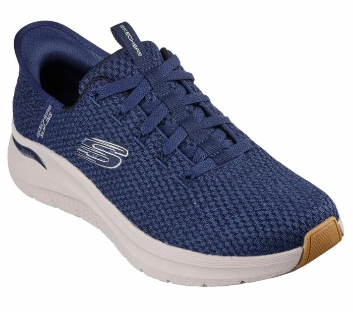 Skechers Skechers Slipins Arch Fit 20 8211 Look Ahead Navy Men Athletic Sneakers