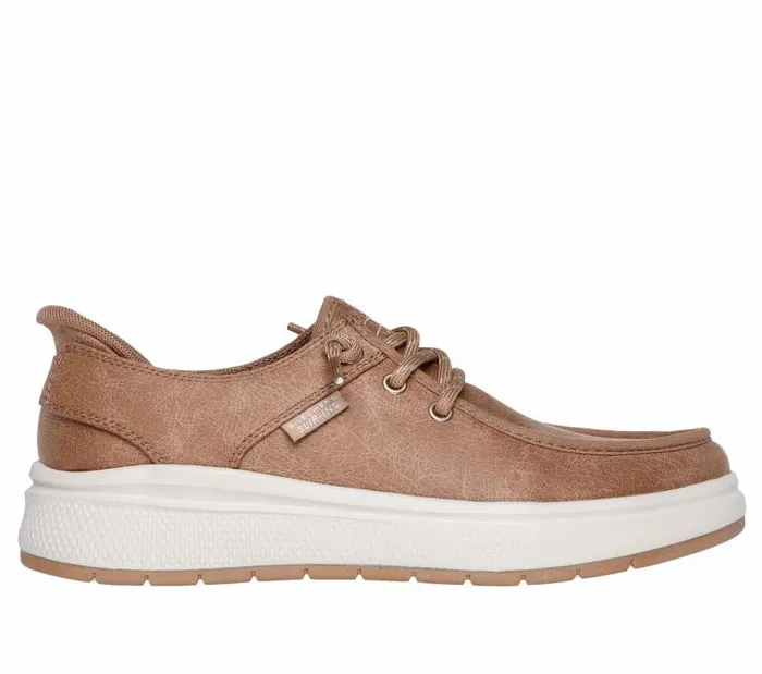 Skechers Skechers Slipins BOBS Skip Cute Wave Tan Women Casual Sneakers