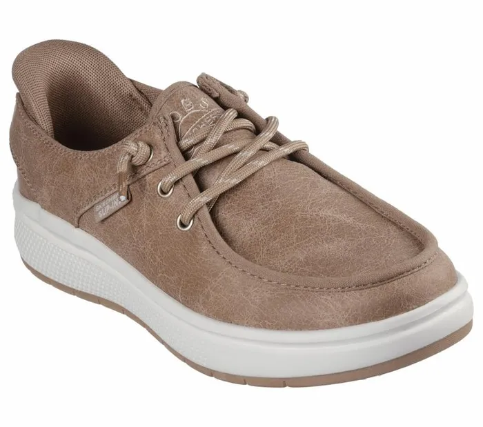 Skechers Skechers Slipins BOBS Skip Cute Wave Tan Women Casual Sneakers