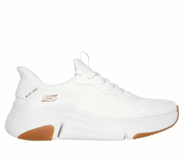 Skechers Skechers Slipins BOBS Sparrow Flex White Men Athletic Sneakers