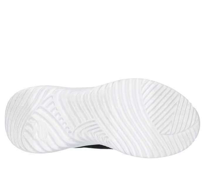 Skechers Skechers Slipins Bounder 8211 BriskBurst Black Lime Kids Athletic Shoes and Sneakers