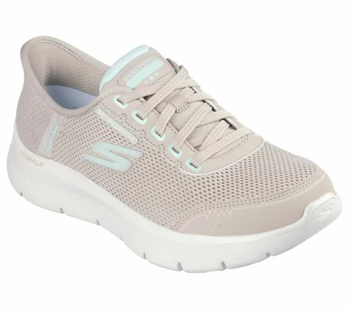 Skechers Skechers Slipins GO WALK Flex 8211 Clear Creek Taupe Women Athletic Sneakers