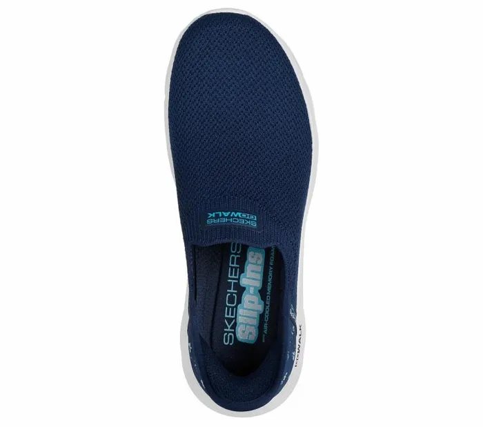 Skechers Skechers Slipins GO WALK Flex 8211 Sunset Rose Navy Turquoise Women Casual Sneakers