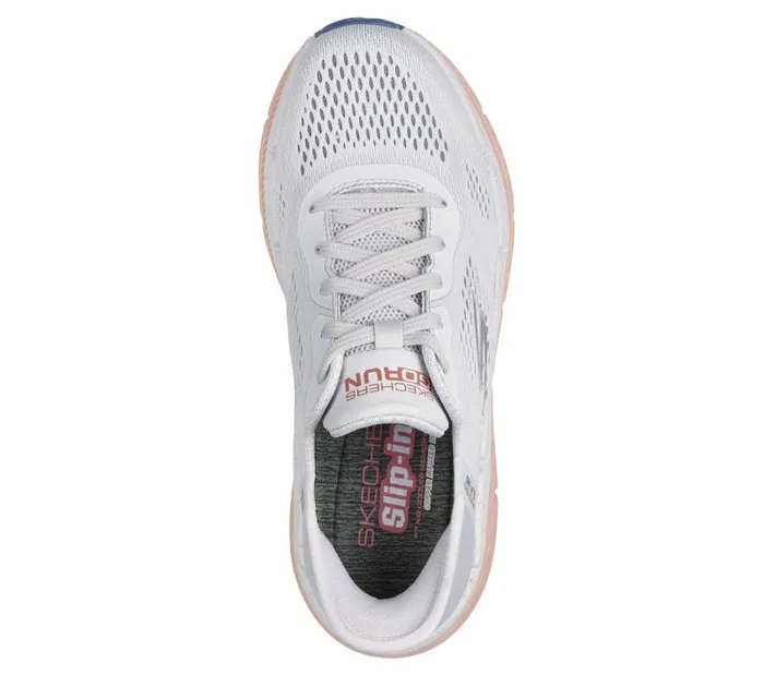 Skechers Skechers Slipins Max Cushioning Premier 20 8211 Alora Light Gray Orange Women Athletic Sneakers Skechers Skechers Slipins Max Cushioning Premier 20 8211 Alora Light Gray Orange Women Athletic Sneakers