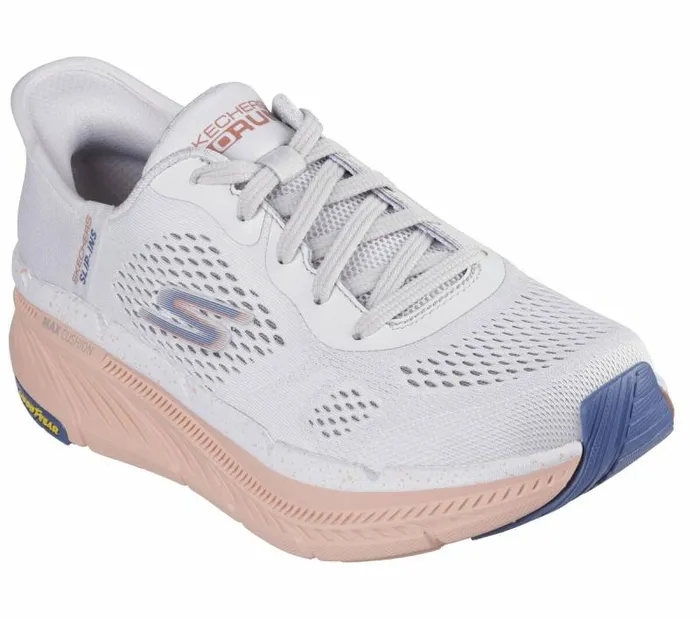Skechers Skechers Slipins Max Cushioning Premier 20 8211 Alora Light Gray Orange Women Athletic Sneakers Skechers Skechers Slipins Max Cushioning Premier 20 8211 Alora Light Gray Orange Women Athletic Sneakers