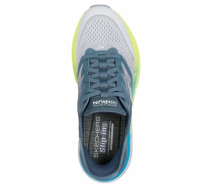 Skechers Skechers Slipins Max Cushioning Premier 20 Gray Multi Men Athletic Sneakers