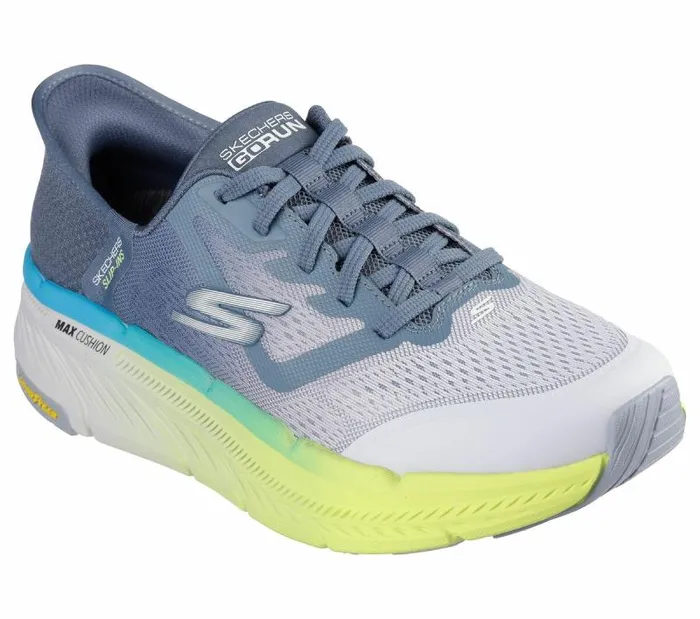Skechers Skechers Slipins Max Cushioning Premier 20 Gray Multi Men Athletic Sneakers