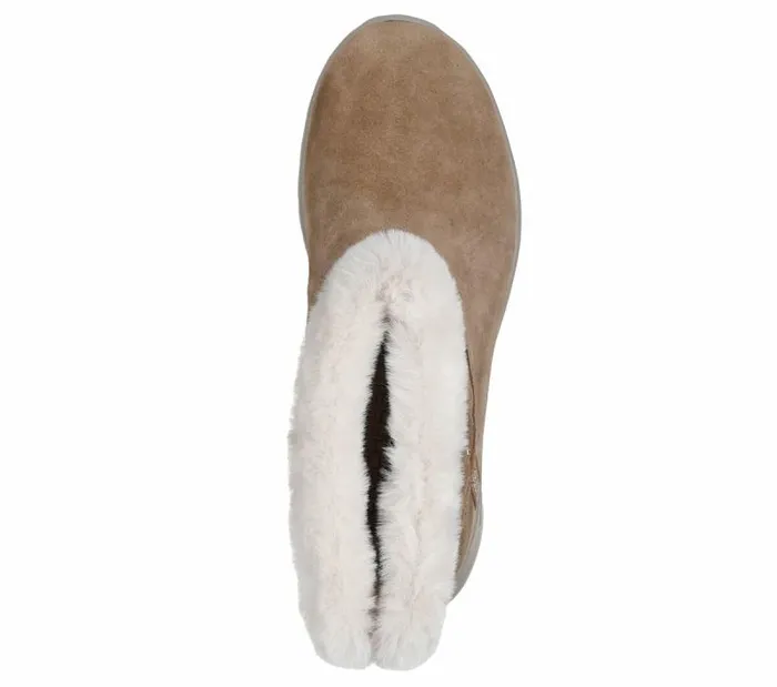 Skechers Skechers Slipins OntheGO Joy 8211 Cozy Shimmer Chestnut Women Boots