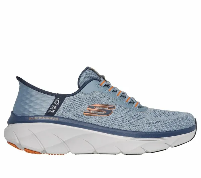Skechers Skechers Slipins RF D039Lux Walker 20 8211 Rezinate Slate Men Hands Free Slipins