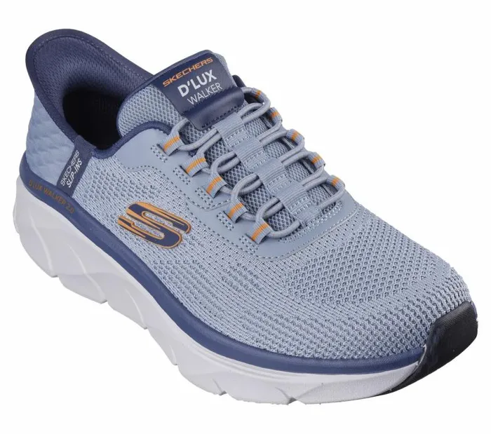 Skechers Skechers Slipins RF D039Lux Walker 20 8211 Rezinate Slate Men Hands Free Slipins