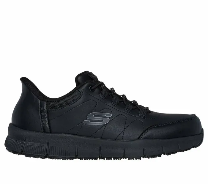 Skechers Skechers Slipins Work Nampa 8211 Knotly Black Men Hands Free Slipins Skechers Skechers Slipins Work Nampa 8211 Knotly Black Men Hands Free Slipins