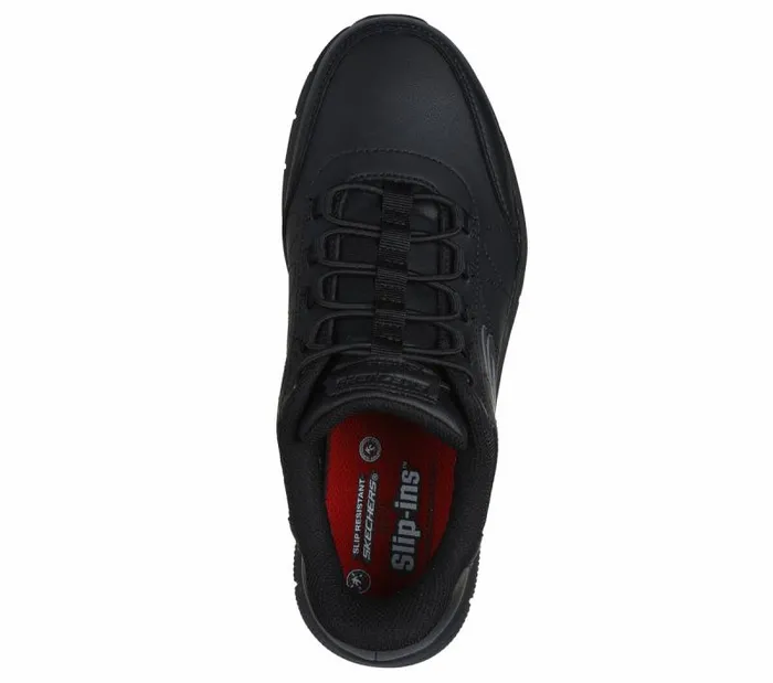 Skechers Skechers Slipins Work Nampa 8211 Knotly Black Men Hands Free Slipins
