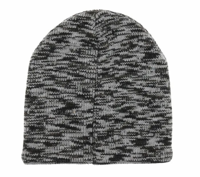 Skechers Space Dyed Beanie Hat Gray WomenMen Cold Weather Gear Skechers Space Dyed Beanie Hat Gray WomenMen Cold Weather Gear
