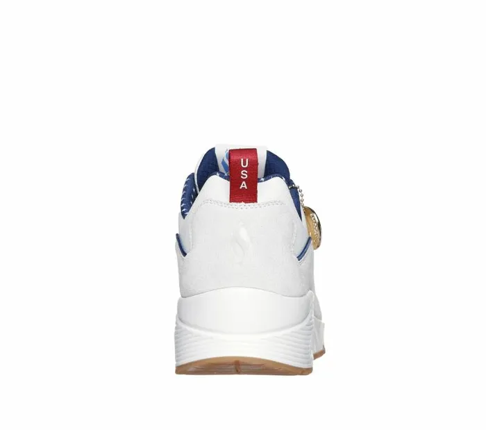 Skechers Uno 8211 Victory Pack White Navy Men Athletic Sneakers