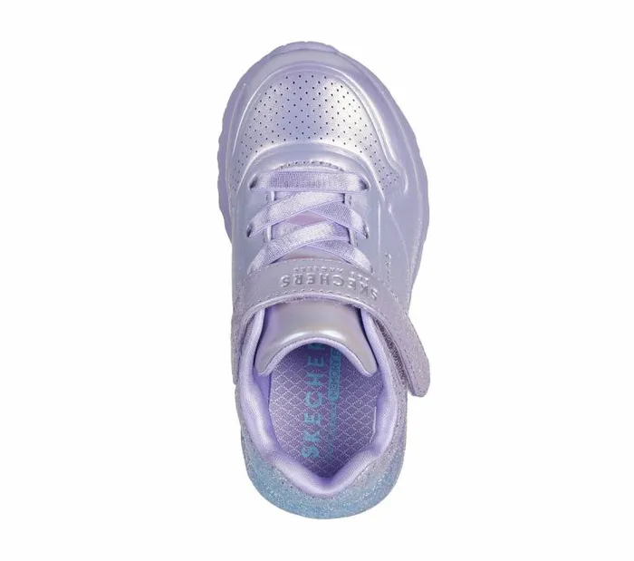 Skechers Uno Lite8211 Metallic Sparkle Lavender Multi Kids Athletic Shoes and Sneakers Skechers Uno Lite8211 Metallic Sparkle Lavender Multi Kids Athletic Shoes and Sneakers