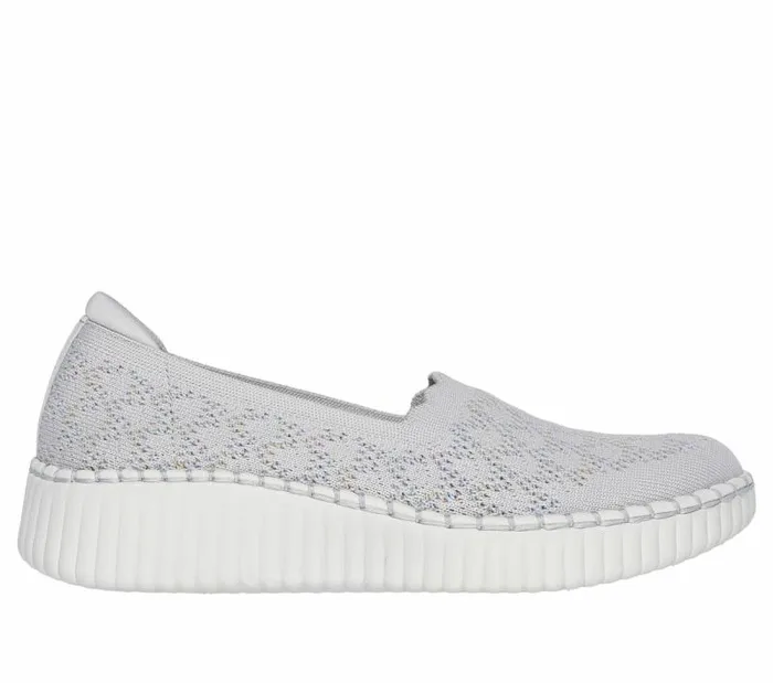 Skechers Wilshire Blvd 8211 Power Play Gray Multi Women Flats