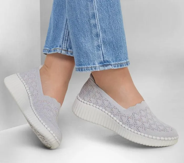 Skechers Wilshire Blvd 8211 Power Play Gray Multi Women Flats Skechers Wilshire Blvd 8211 Power Play Gray Multi Women Flats