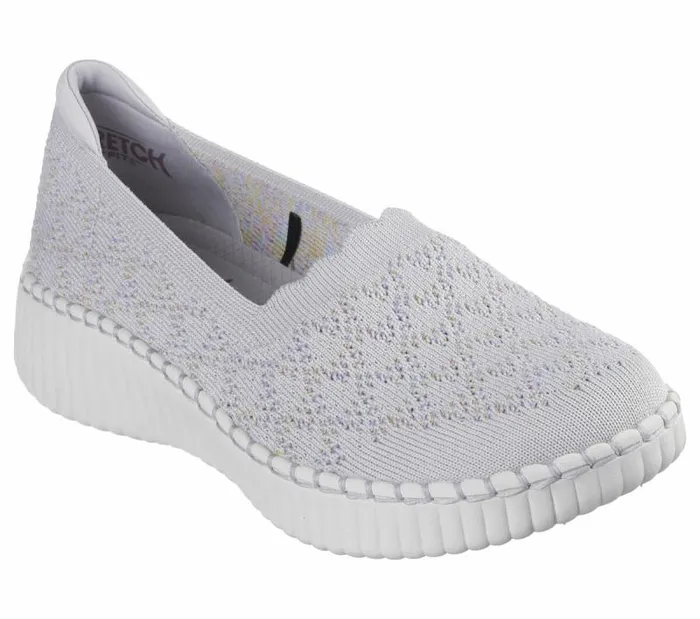 Skechers Wilshire Blvd 8211 Power Play Gray Multi Women Flats Skechers Wilshire Blvd 8211 Power Play Gray Multi Women Flats