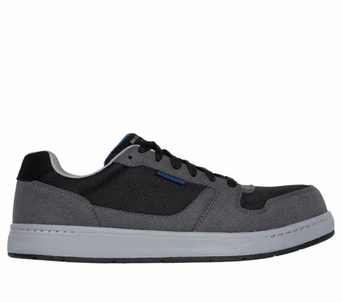 Skechers Work Watab 8211 Jaggit CT Gray Black Men Lace Up