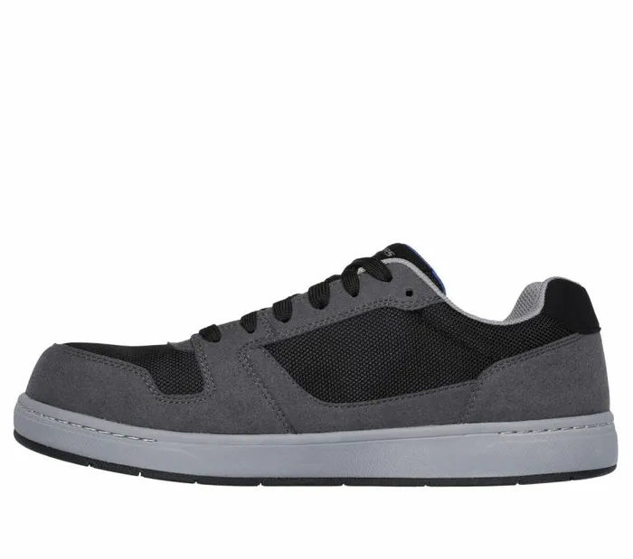 Skechers Work Watab 8211 Jaggit CT Gray Black Men Lace Up