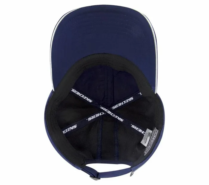 Skechers Wrap Logo Baseball Hat Navy WomenMen Hats Skechers Wrap Logo Baseball Hat Navy WomenMen Hats