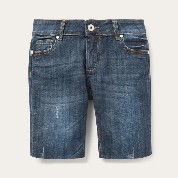 Skirts and Shorts Women Stetson Dark Wash Denim Shorts Blue