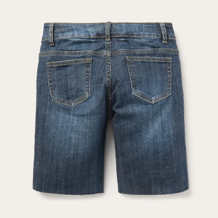 Skirts and Shorts Women Stetson Dark Wash Denim Shorts Blue