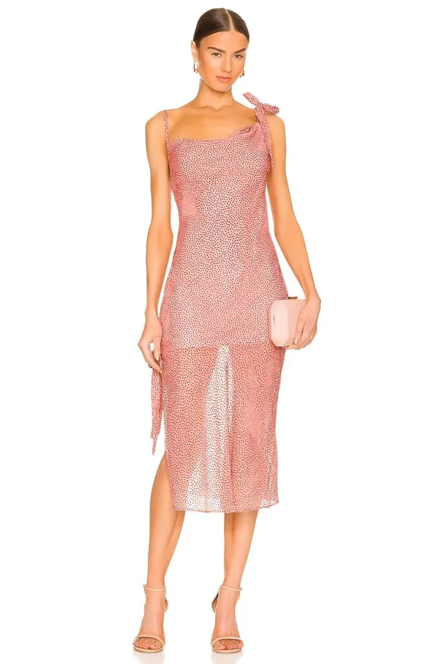 Sonora Midi Dress Rosey Pink Women Lovers and Friends Dresses
