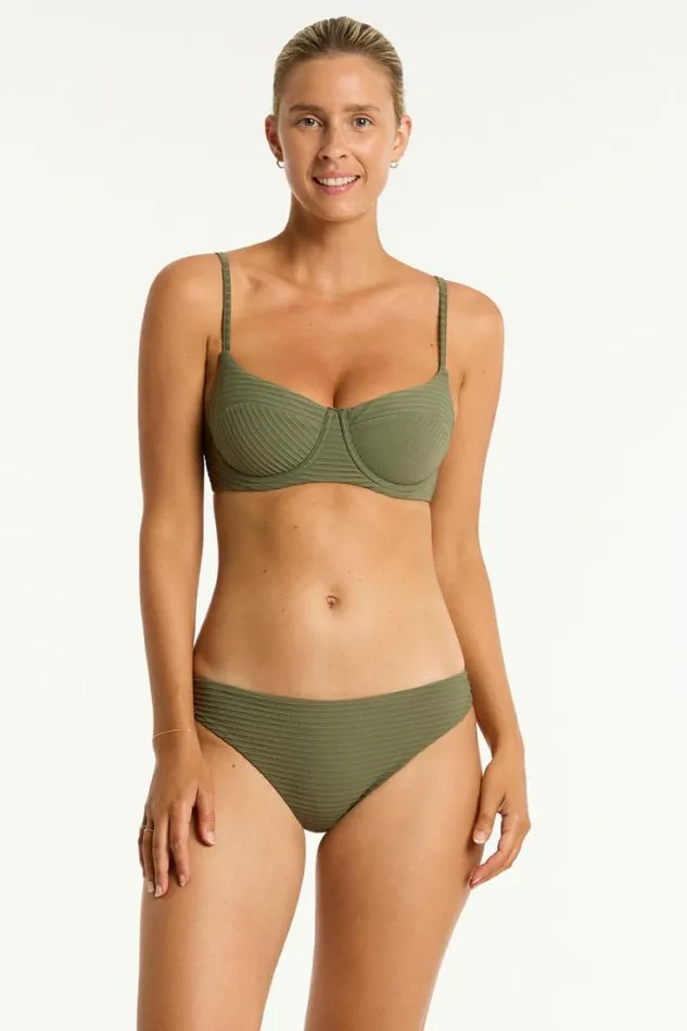 Spinnaker Balconette Bra Spinnaker Khaki Women Sea Level Tops