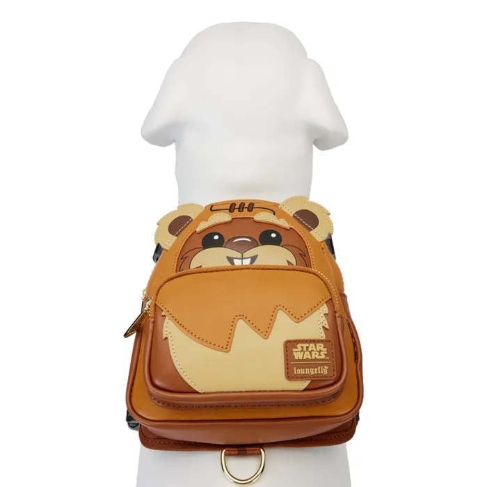 Star Wars Ewok Cosplay Mini Backpack Dog Harness Unisex Loungefly Pet Accessories Star Wars Ewok Cosplay Mini Backpack Dog Harness Unisex Loungefly Pet Accessories