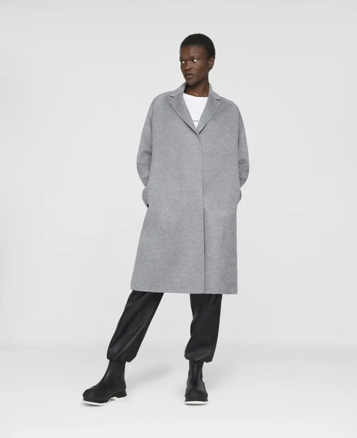 Stella McCartney Bilpin Coat Gray Women Coats And Jackets