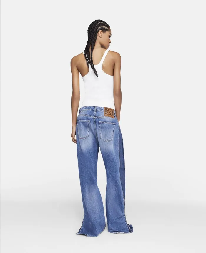Stella McCartney Compact Knit Bodysuit White Women Shirts And Tops
