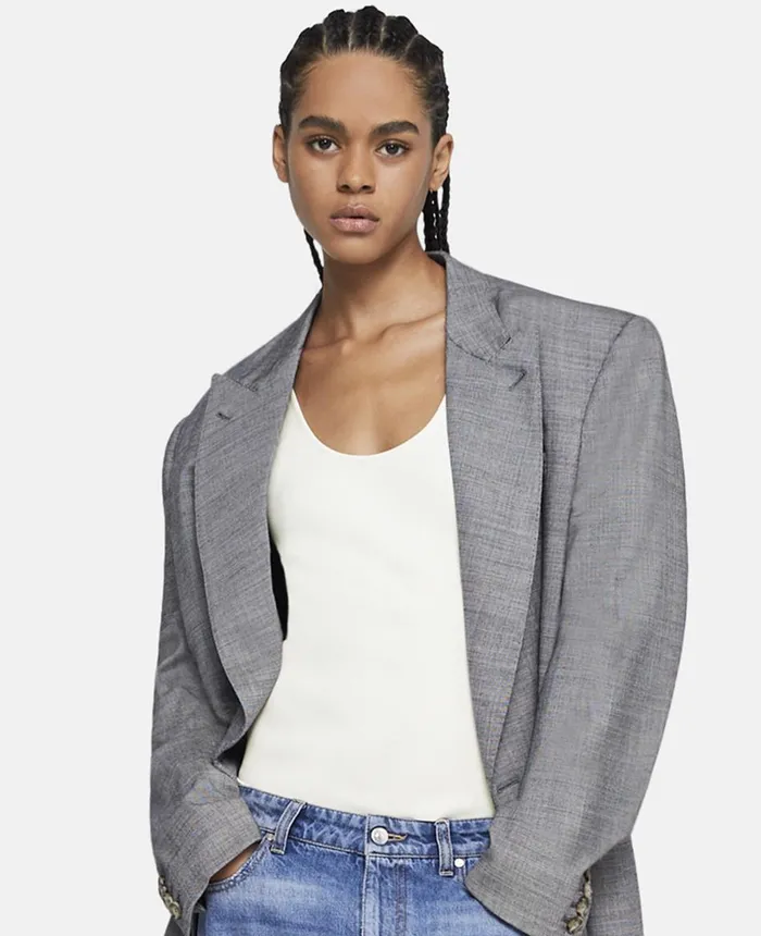 Stella McCartney Compact Knit Bodysuit White Women Shirts And Tops