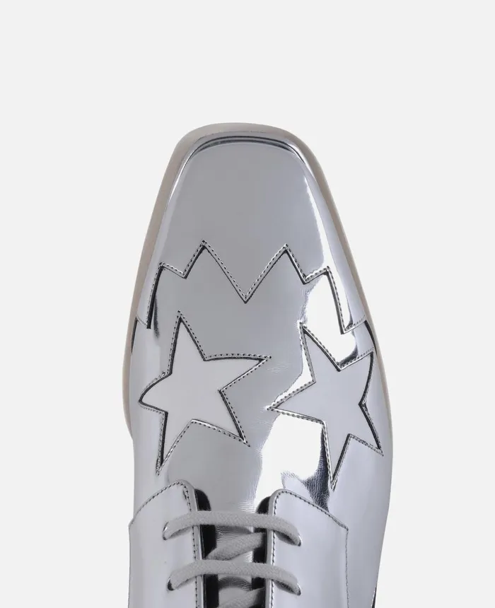 Stella McCartney Elyse Platforms Silver Women Wedges