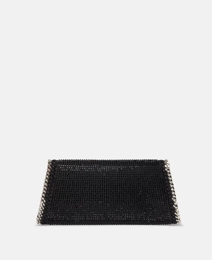 Stella McCartney Falabella Crystal Hotfix Clutch Black Women Mini Bags And Clutches Stella McCartney Falabella Crystal Hotfix Clutch Black Women Mini Bags And Clutches